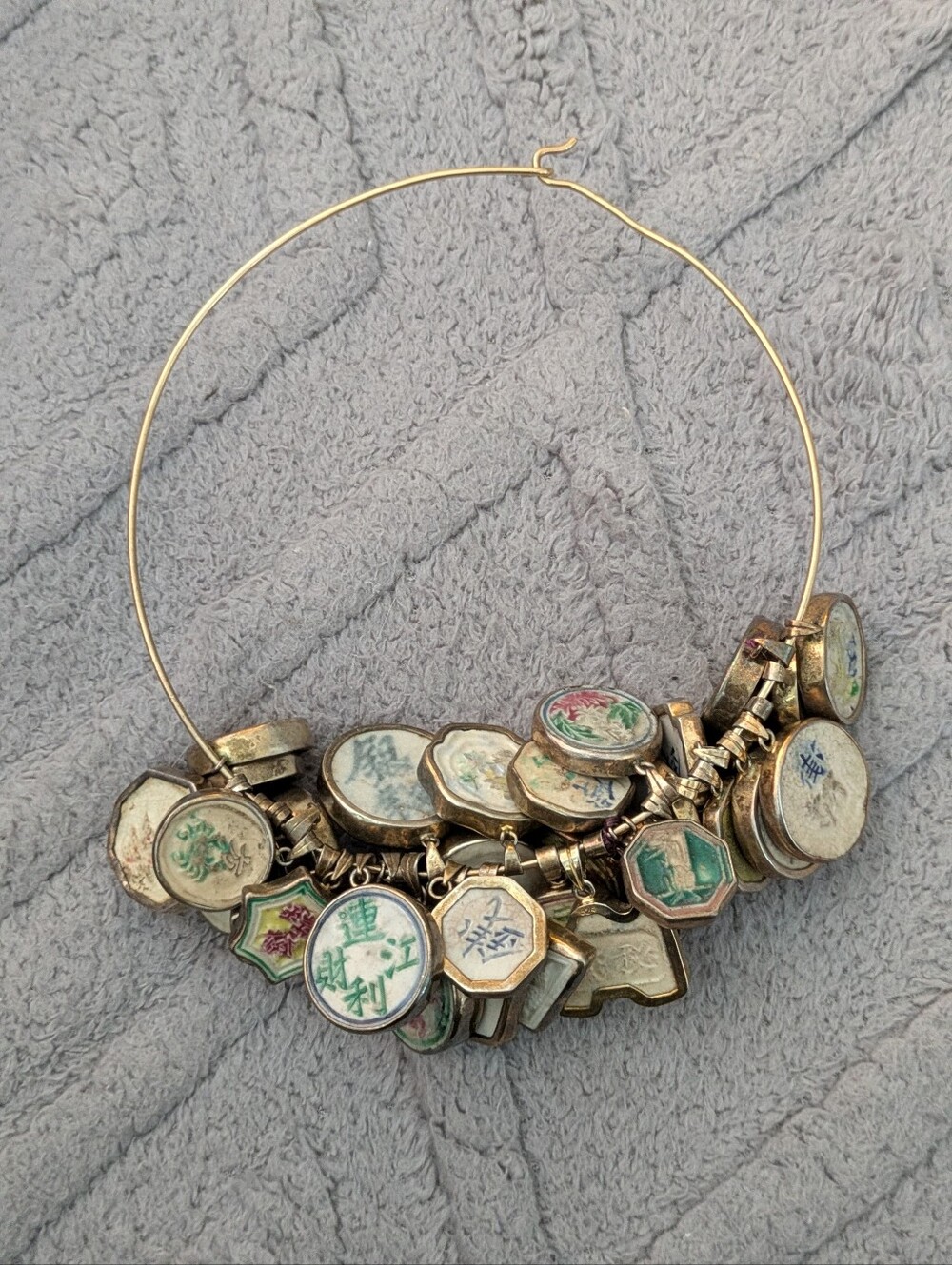 Chinese Casino Coin Token Necklace